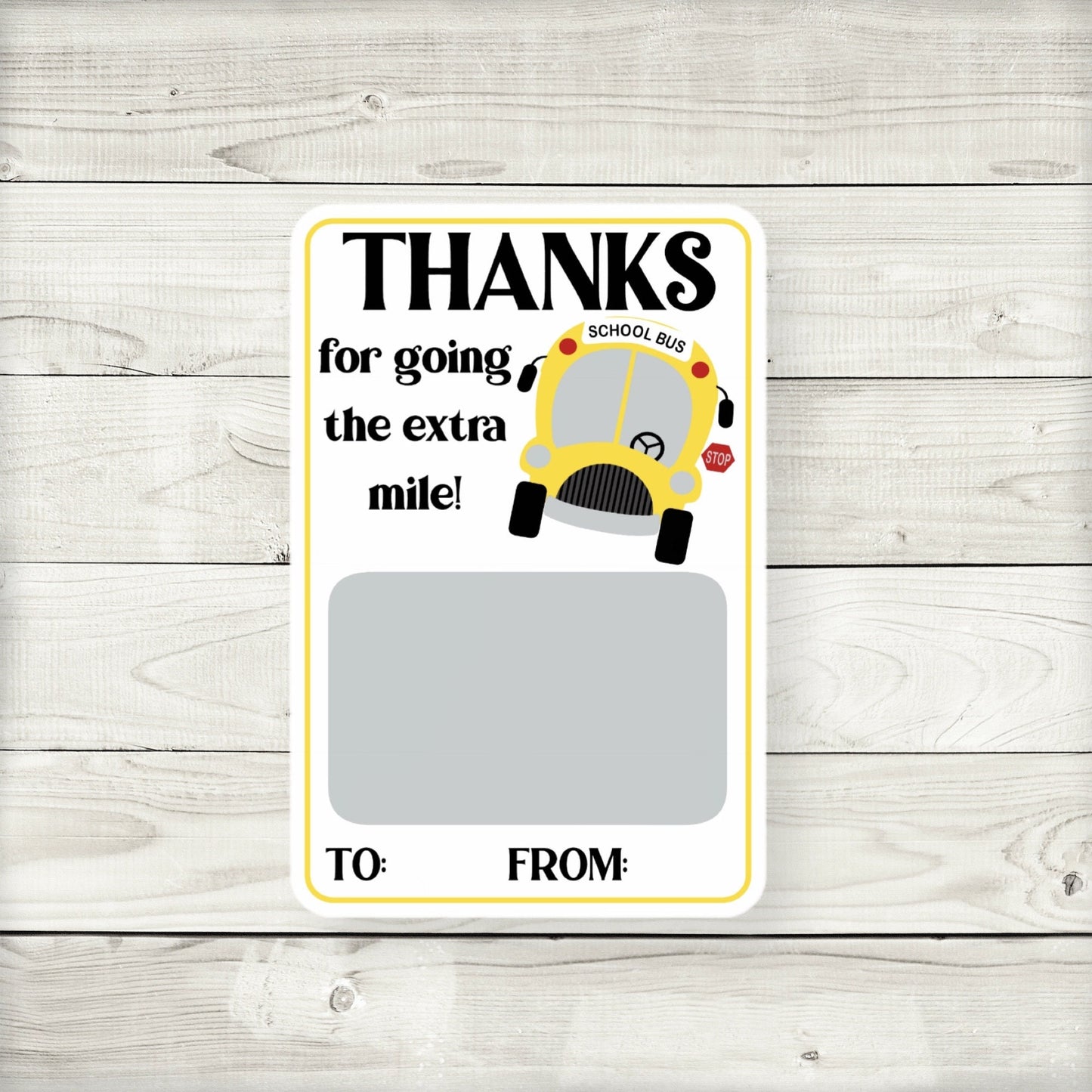 bus appreciation gift card holders