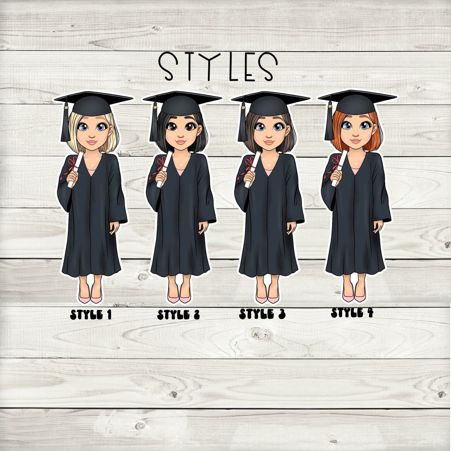 2023 graduation cupcake toppers: party decorations, set of 12