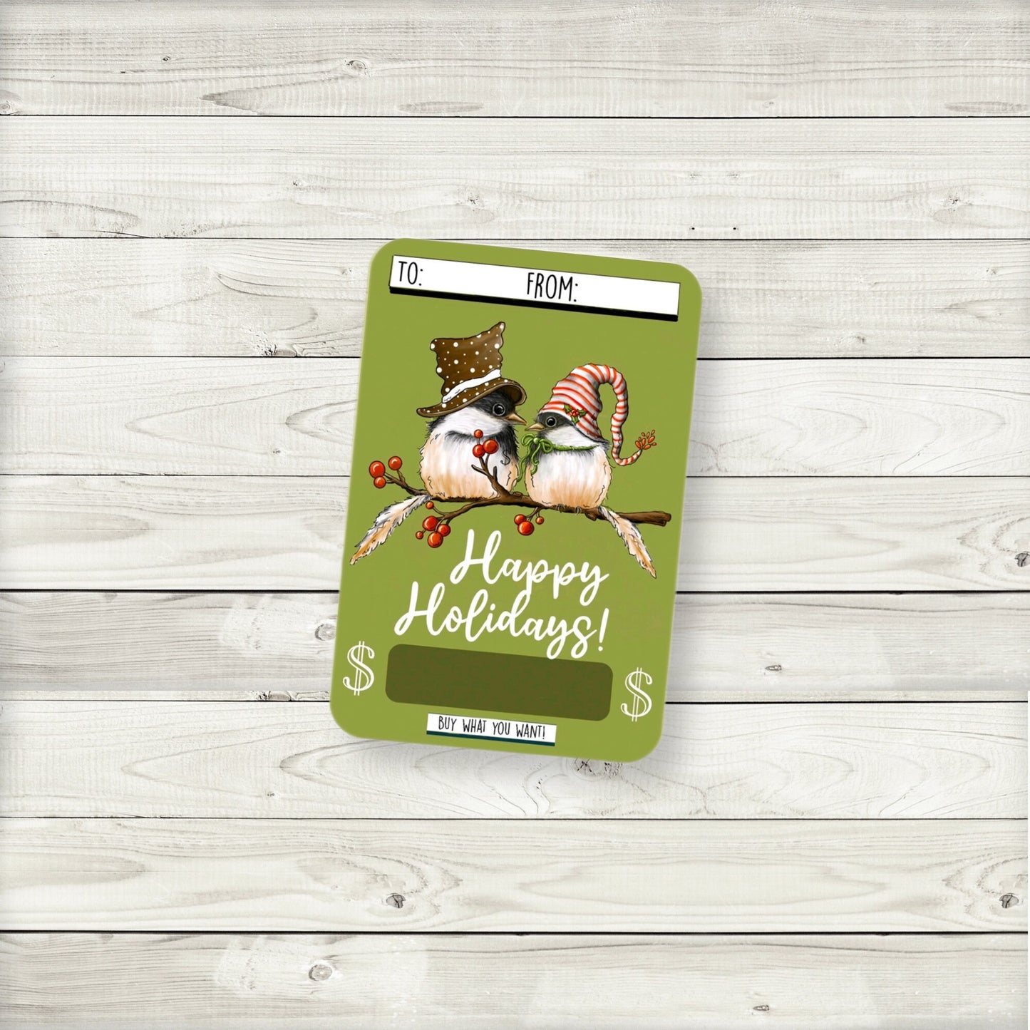 funny animal christmas money card holder: holiday cash gift