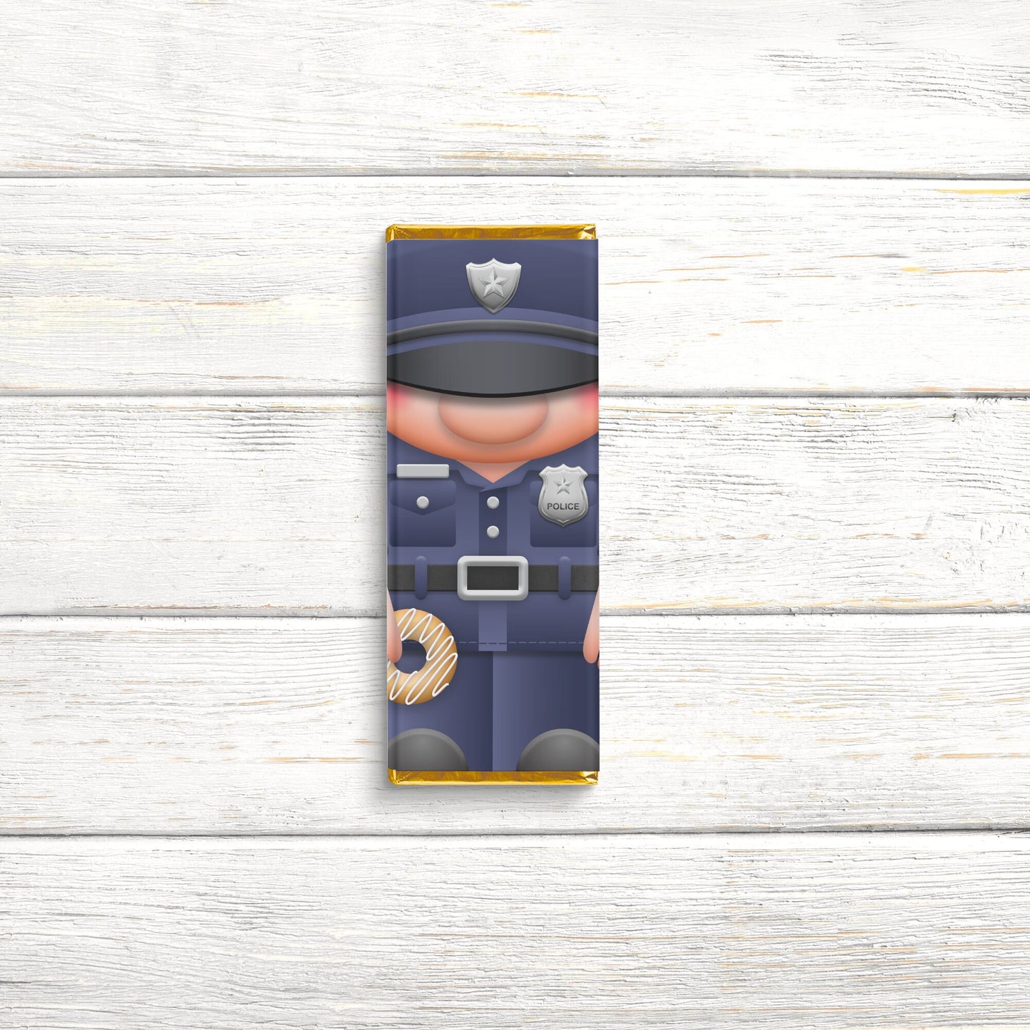 first responder gnome chocolate bar wrappers: appreciation gift