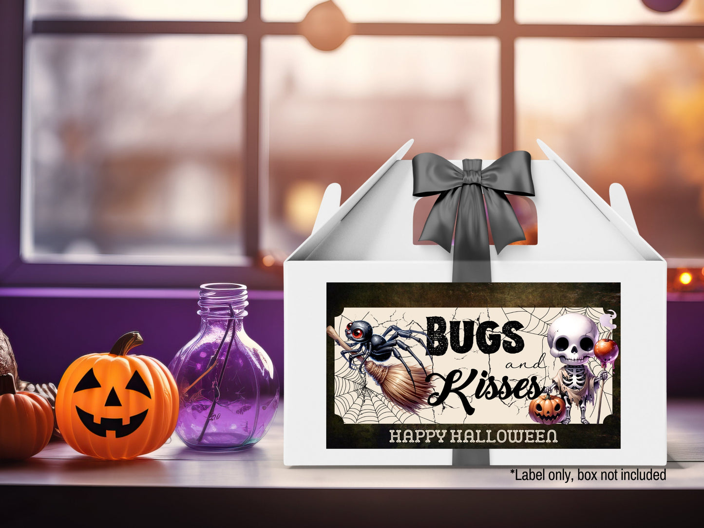 bugs and hugs gable box labels