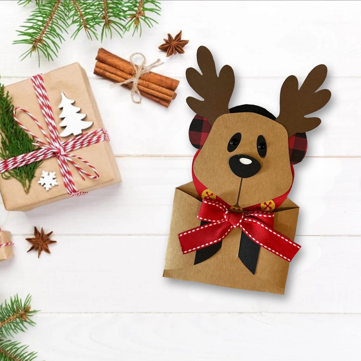 reindeer christmas money gift card holder, xmas gift card holder, xmas money, holiday christmas gift card holder, christmas money ideas