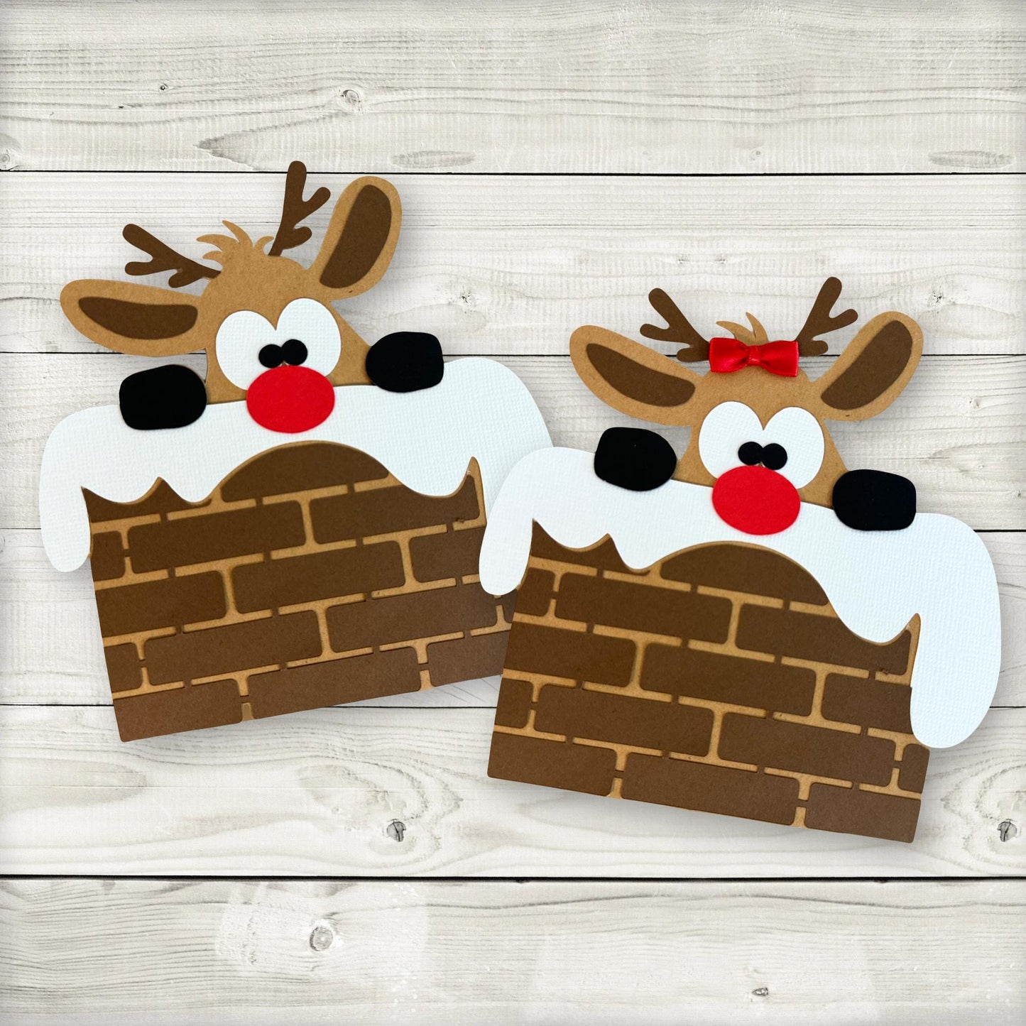 reindeer christmas money holder, folded reindeer gift card holder