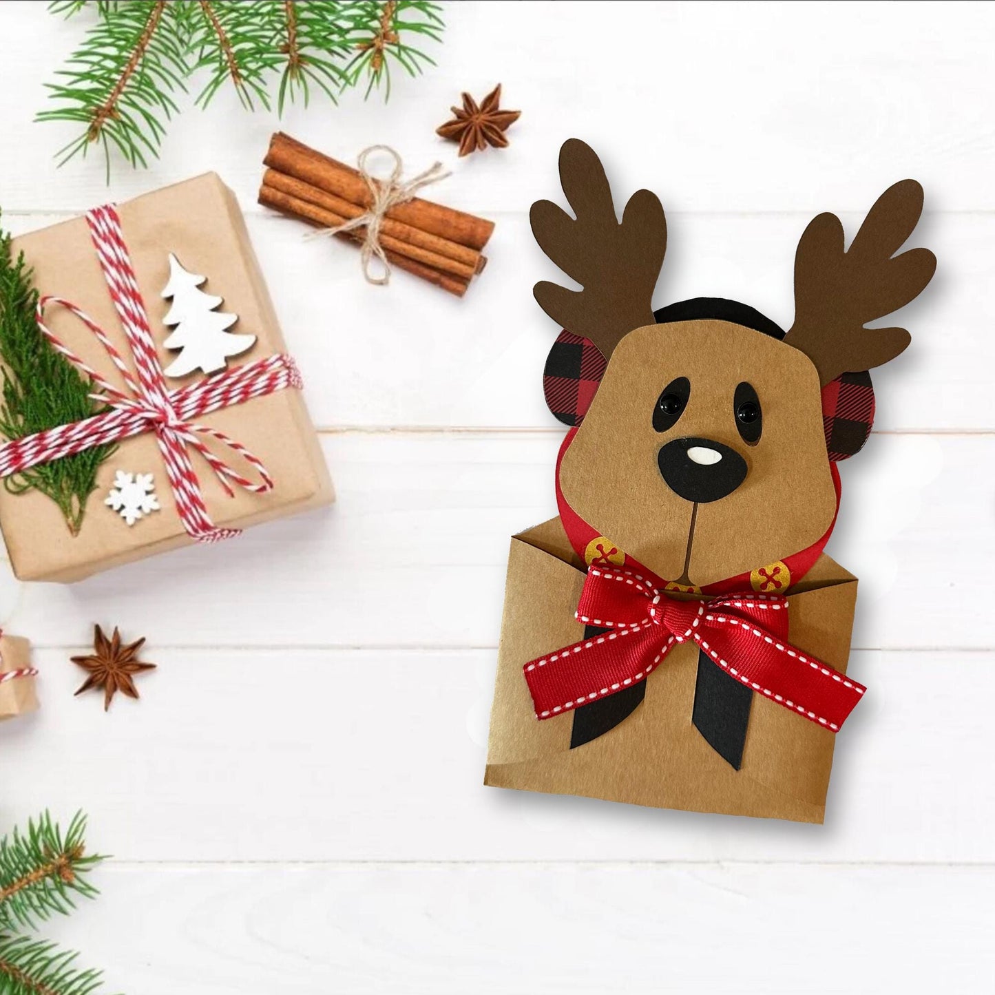 reindeer christmas money gift card holder, xmas gift card holder, xmas money, holiday christmas gift card holder, christmas money ideas
