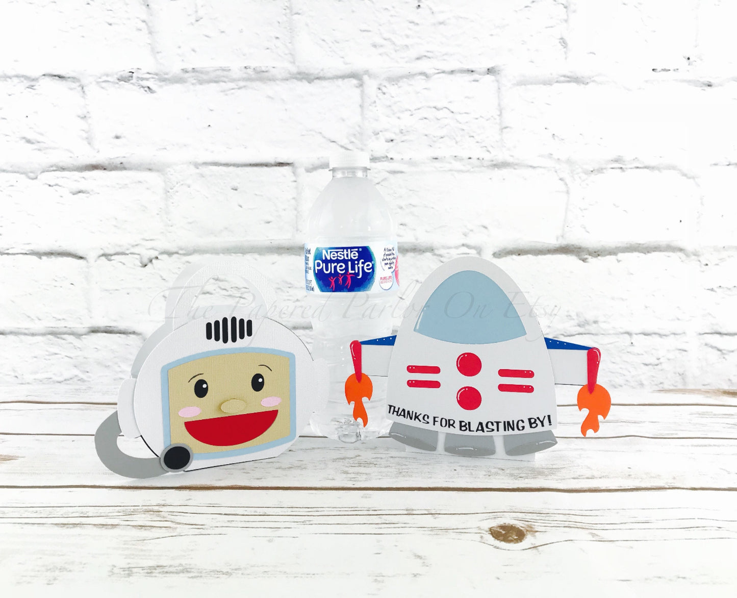 astronaut & rocket party favor bags: space theme goodie boxes