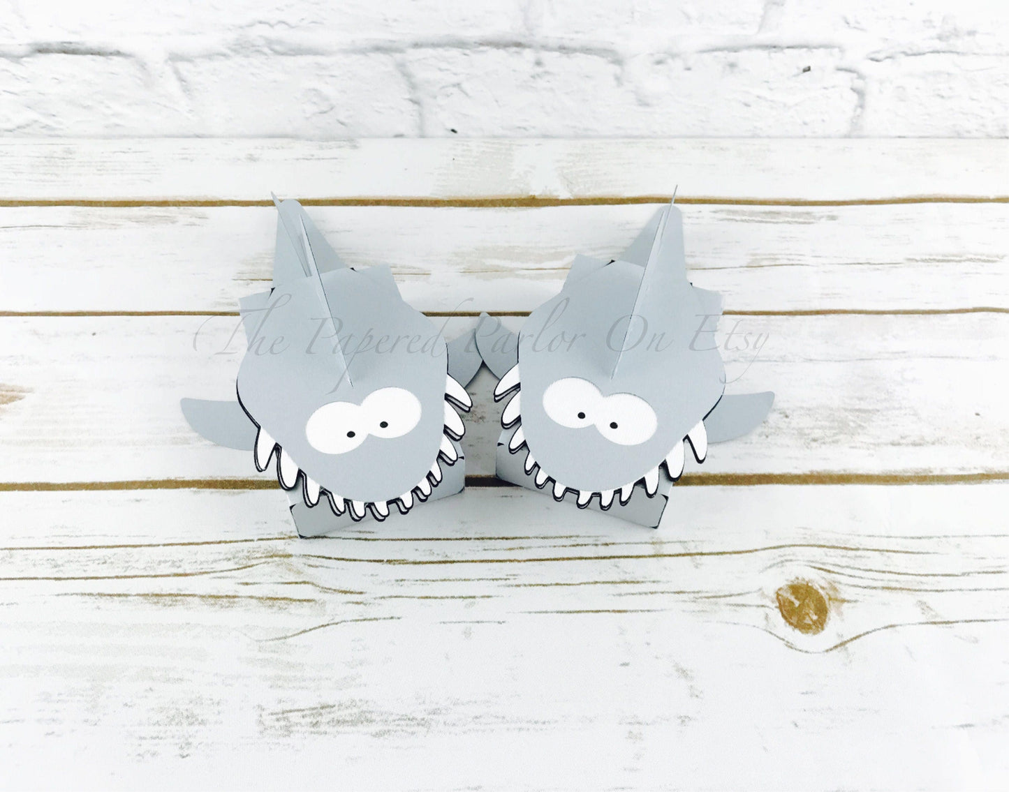 shark treat box: beach party favor