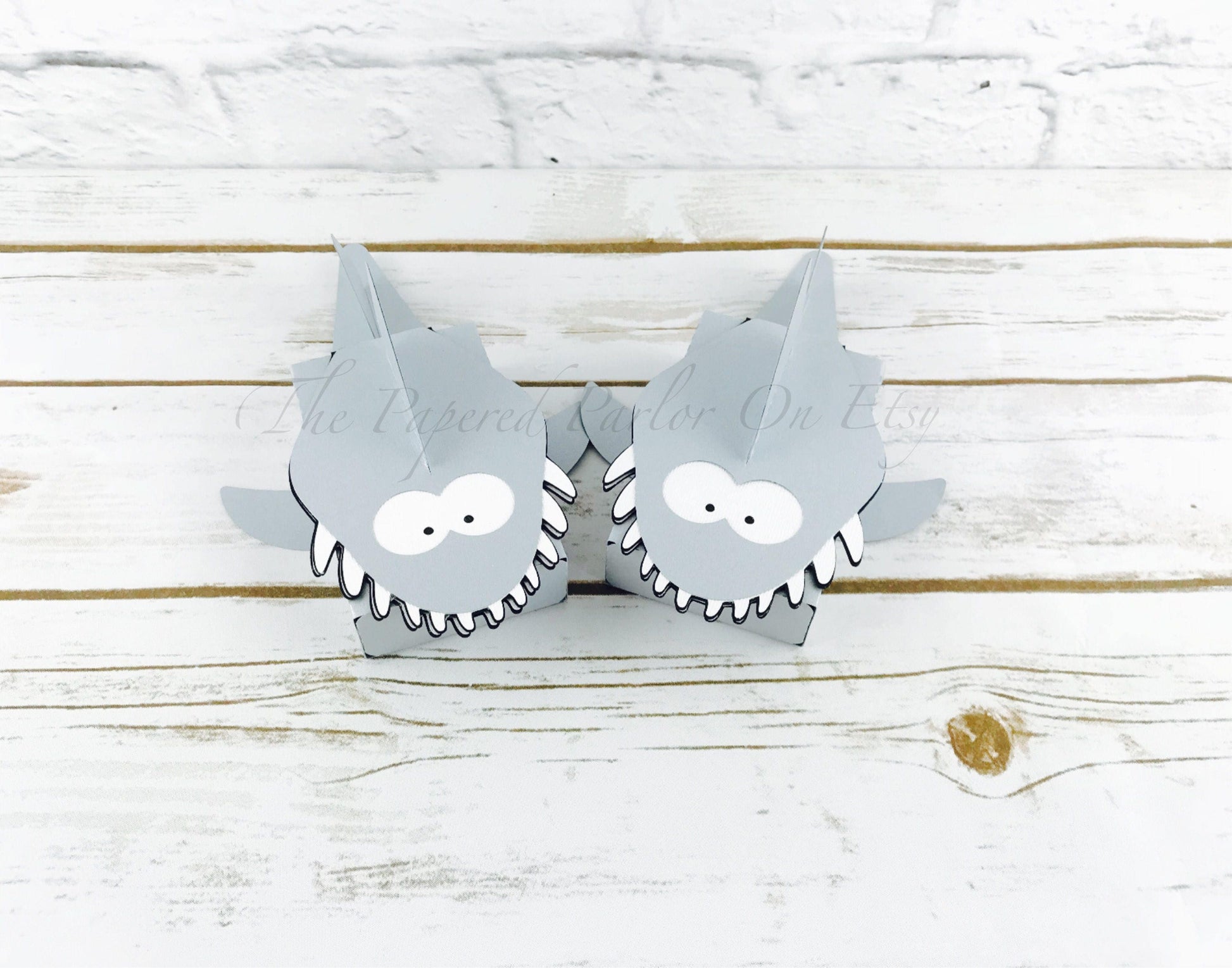 Shark Treat Box: Beach Party Favor