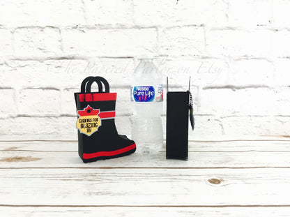 Fireman Boot Party Bag: Firefighter Birthday Favor