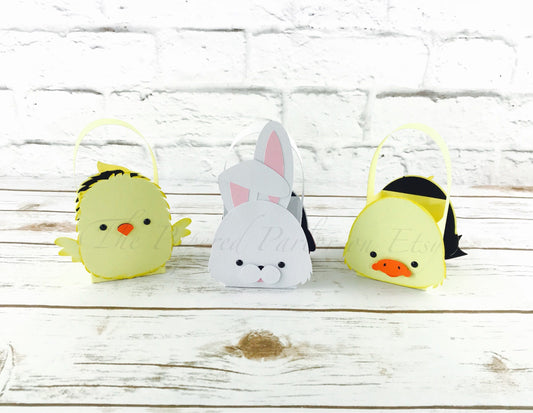 Easter Treat Box: Bunny, Chick, Duckling Party Favors