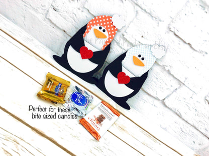 Penguin Gift Card, Candy Holder