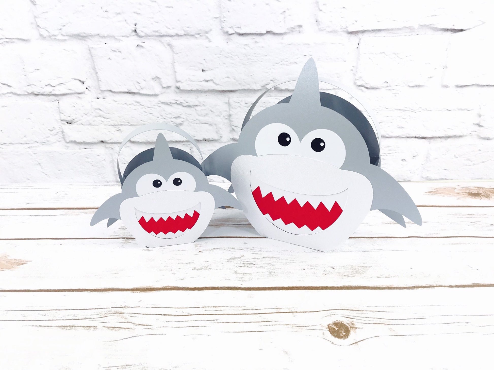 Shark Party Favor Box: Beach Theme Treat Box