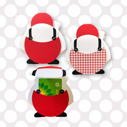 Santa Gift Card Holder: Holiday Money Envelope