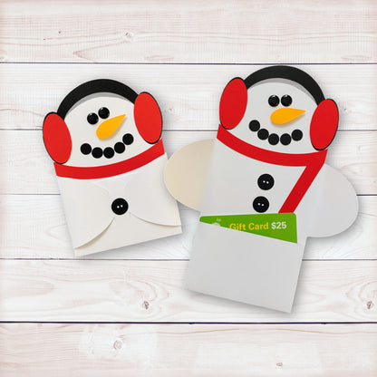 Christmas Gift Card Holder|Snowman Gift Card Holder|Gift Card Holder|Christmas Money Holder|Holiday Money Holder