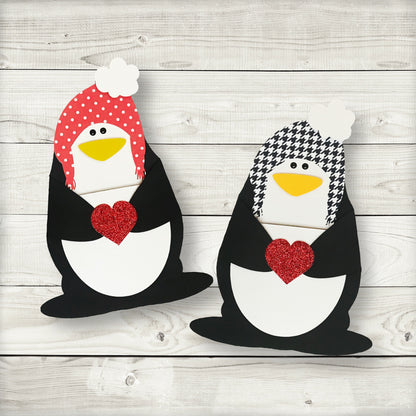 Penguin Gift Card, Candy Holder
