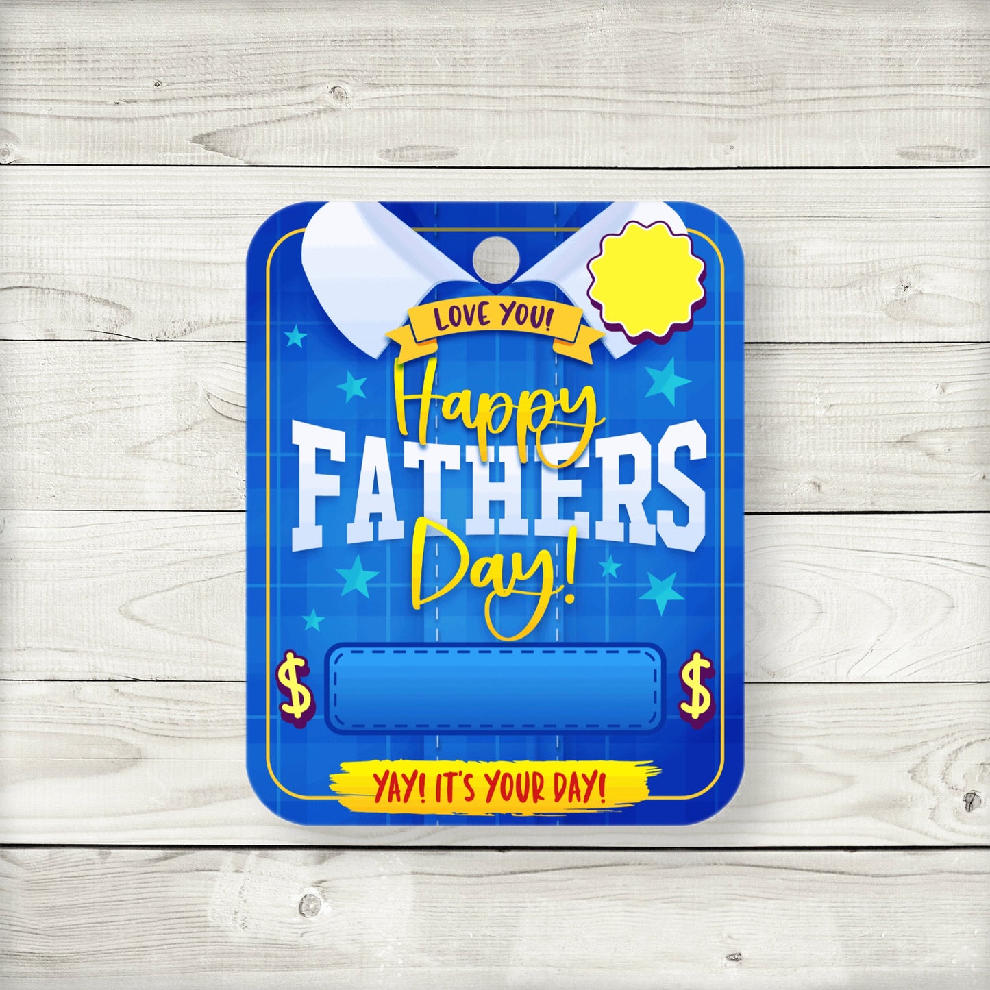 gamer father’s day money card holder