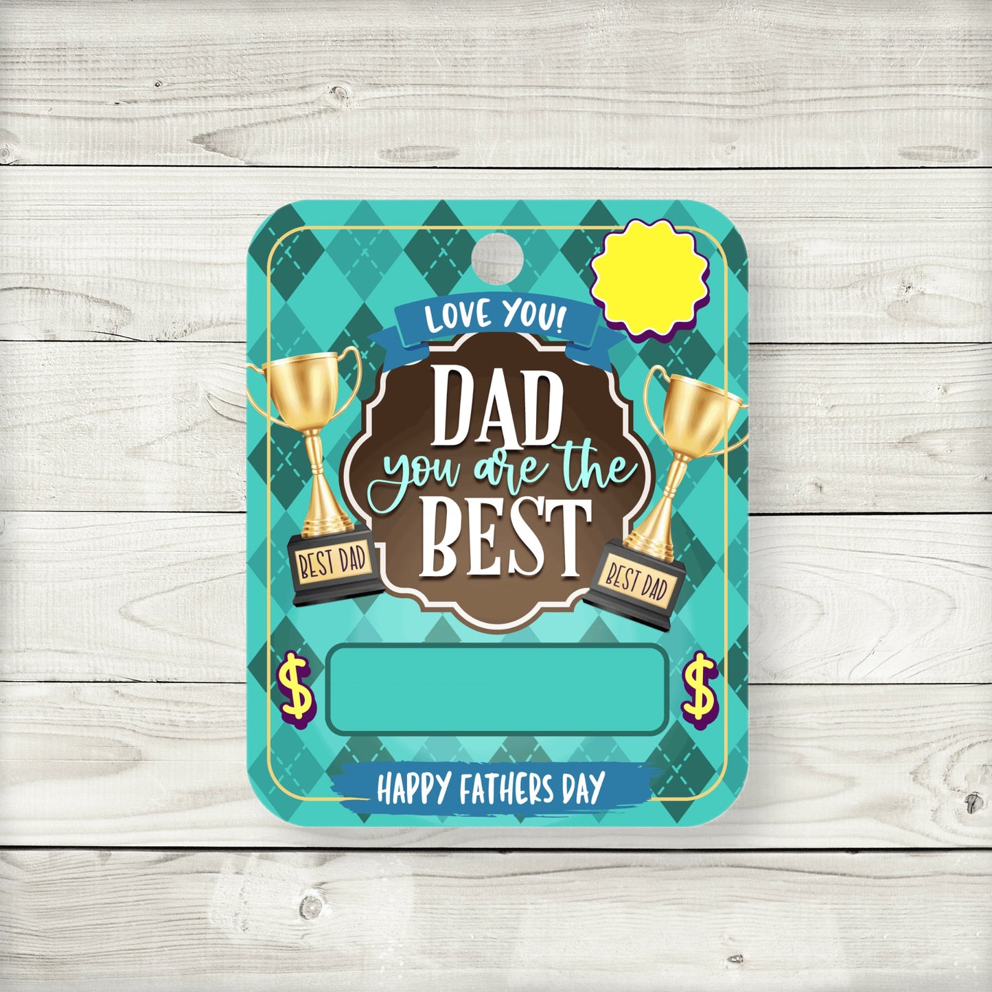 gamer father’s day money card holder