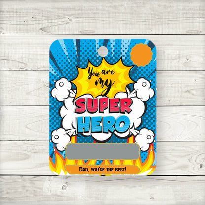 Superhero Comic Father’s Day Money Card Holder