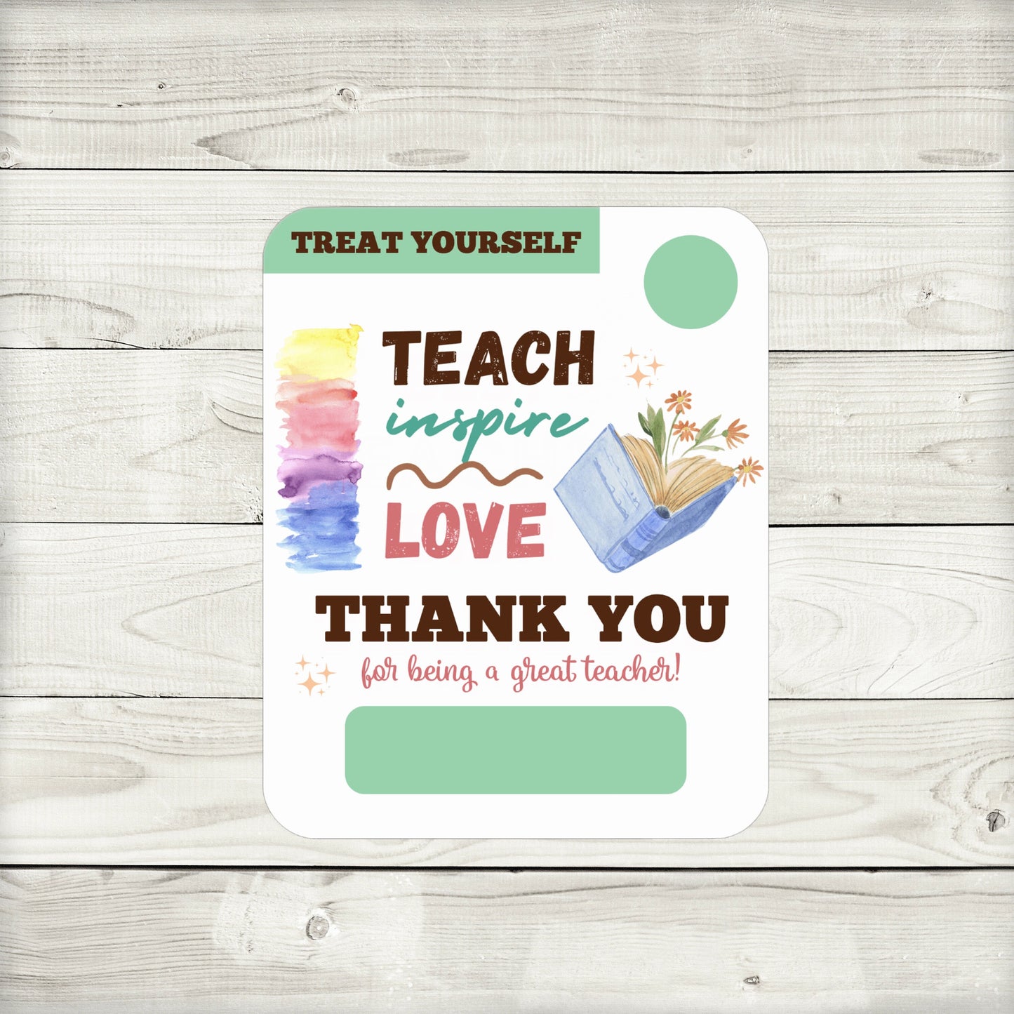 teacher appreciation money card holders