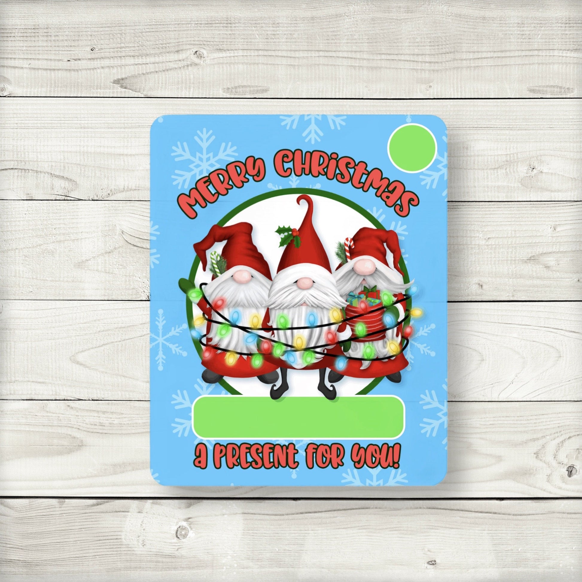 Gnome Christmas Money Gift Card Holders