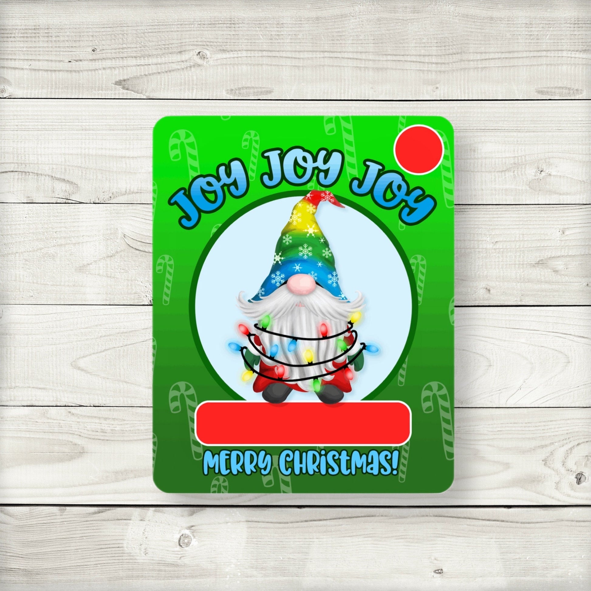Gnome Christmas Money Gift Card Holders