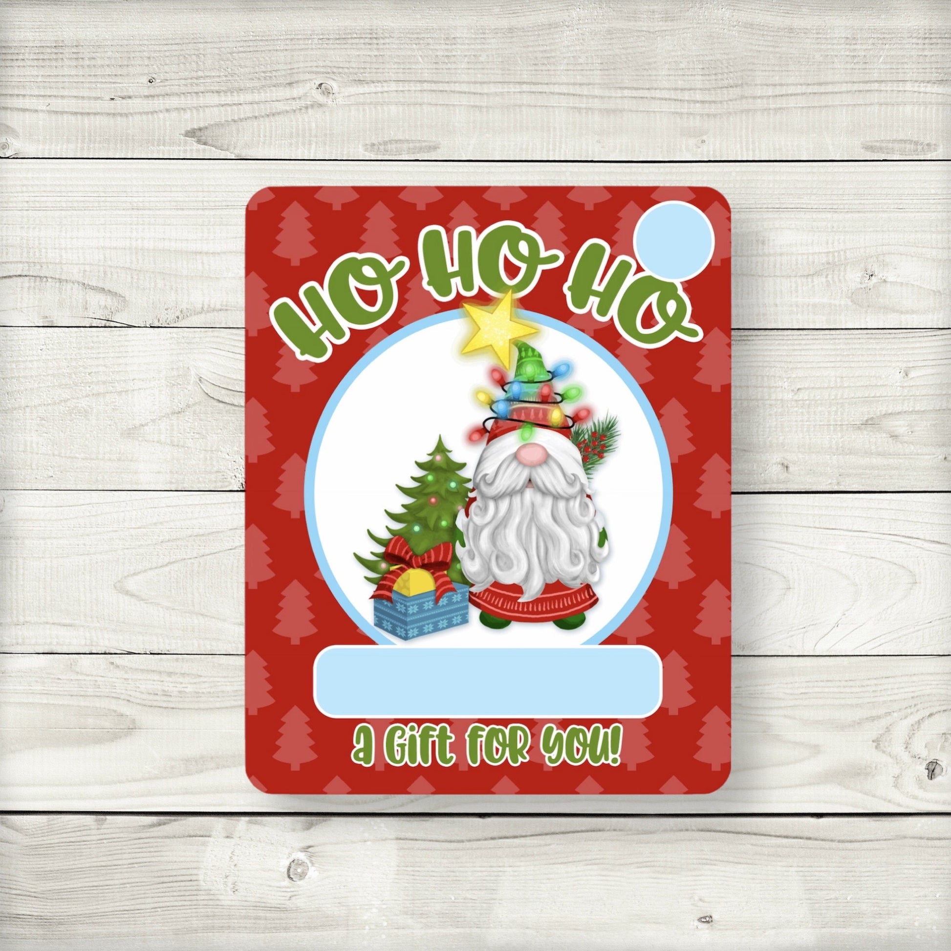 Gnome Christmas Money Gift Card Holders