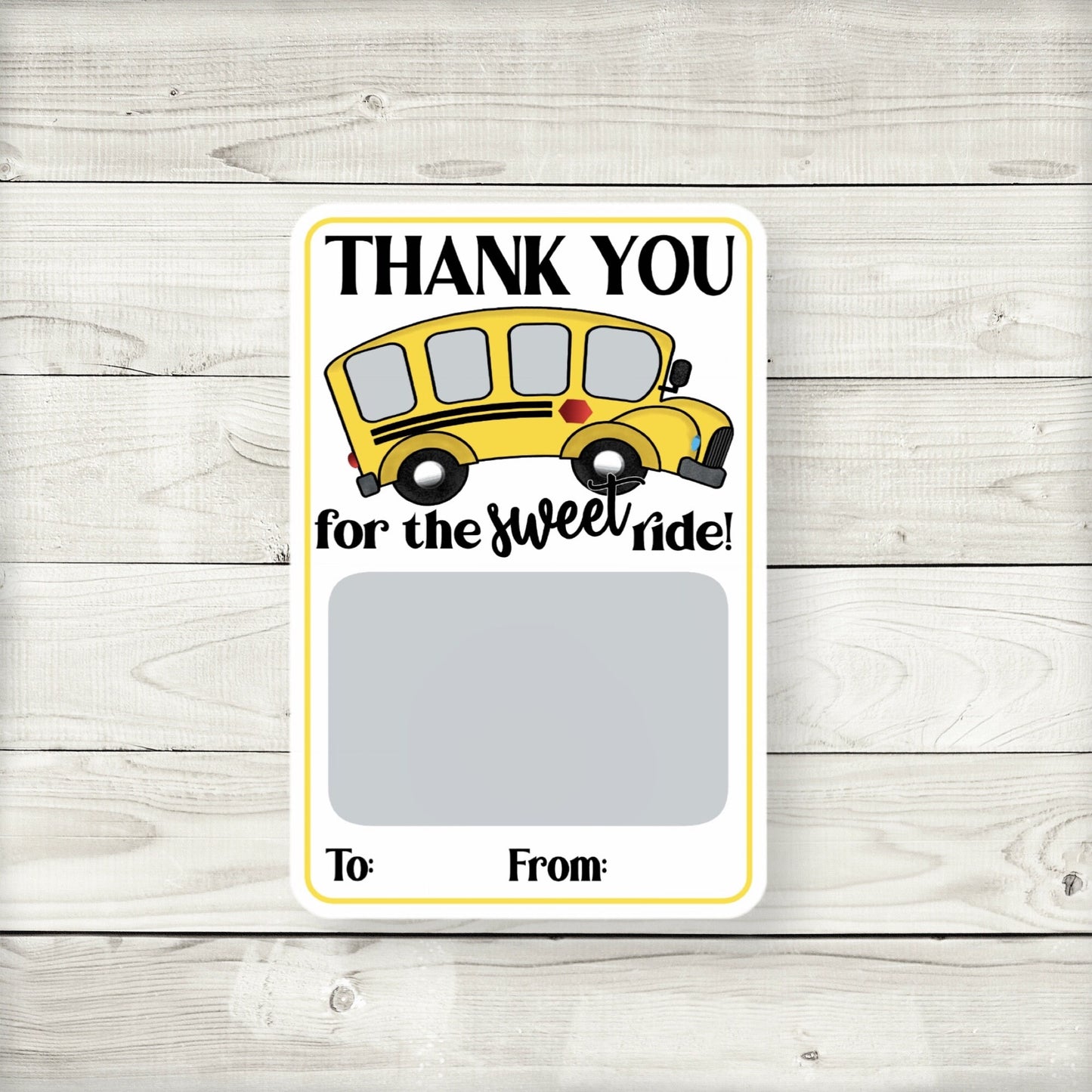 bus appreciation gift card holders