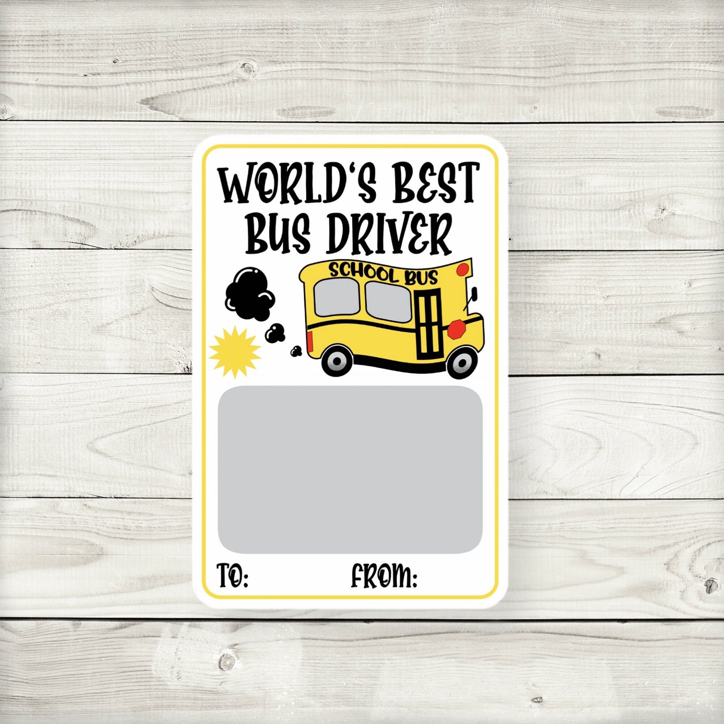 bus appreciation gift card holders