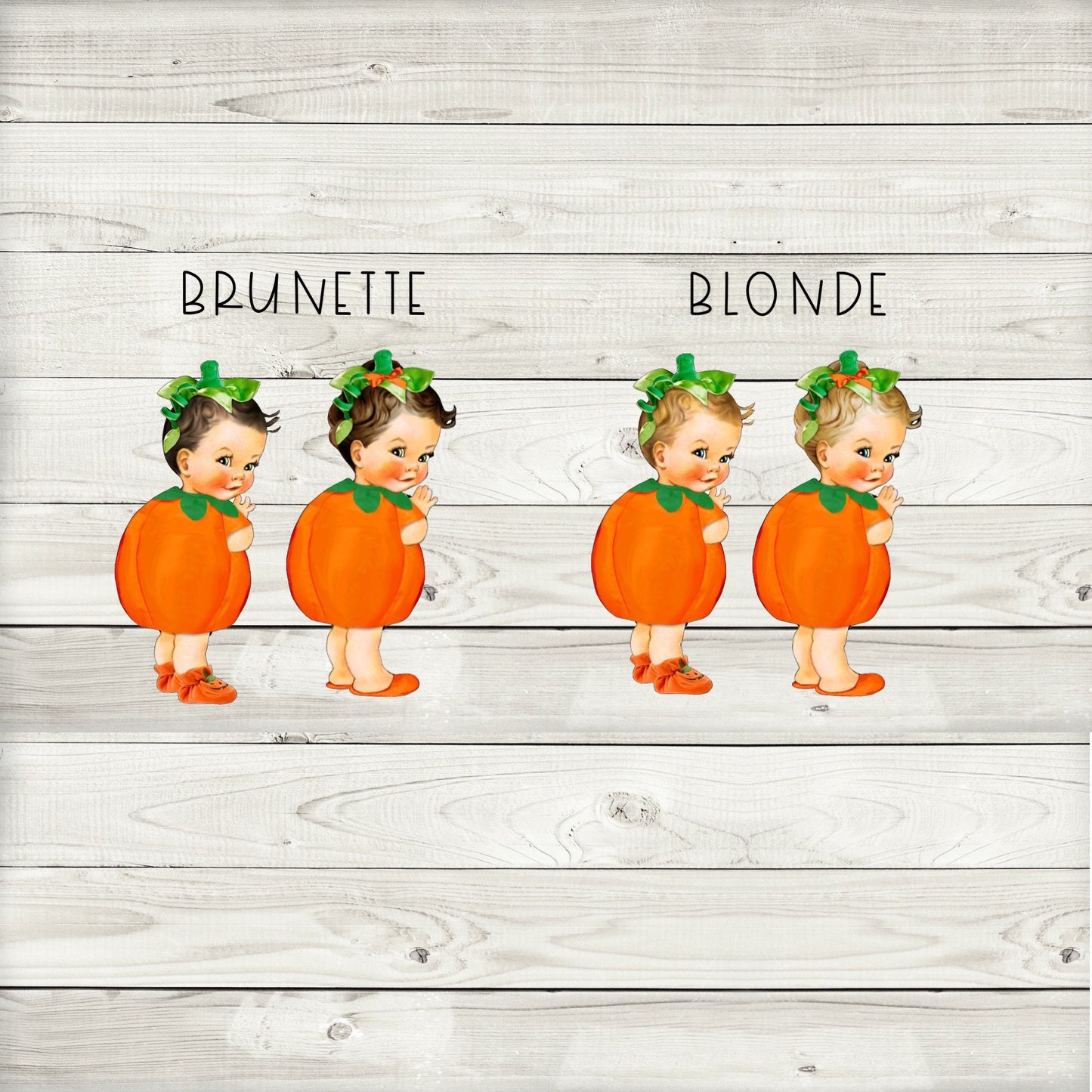 little pumpkin cupcake toppers (set of 12) lp01w