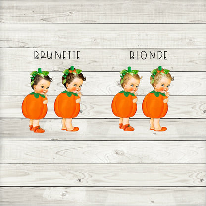 Little Pumpkin Cupcake Toppers (Set of 12) LP01W