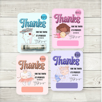 Tooth Fairy Money Card Holders