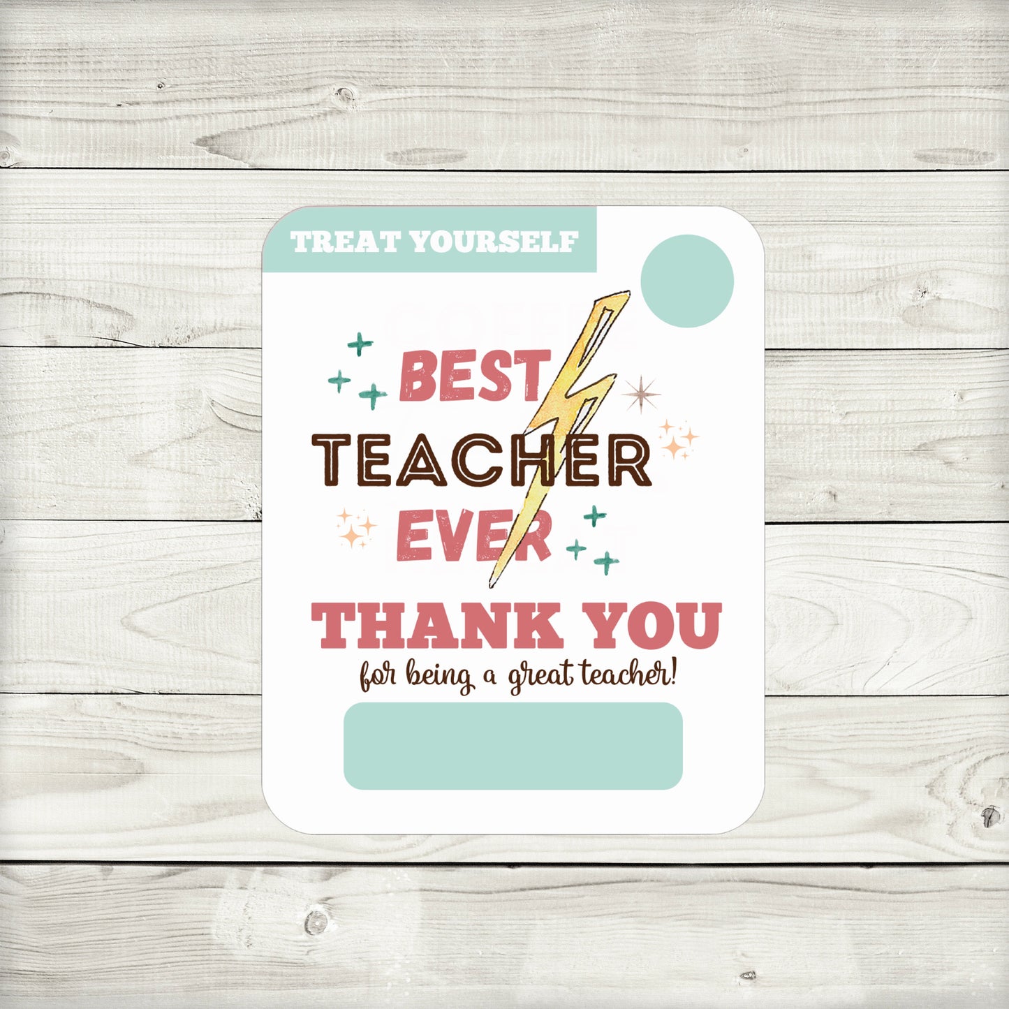 teacher appreciation money card holders