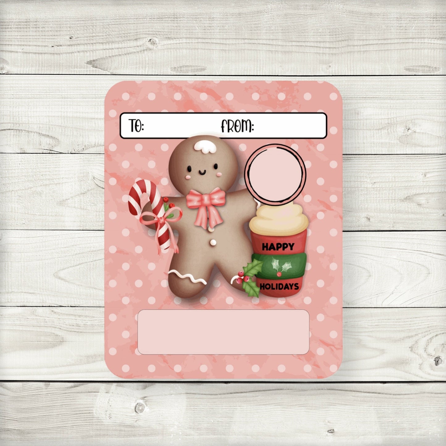 cute christmas money gift card holders