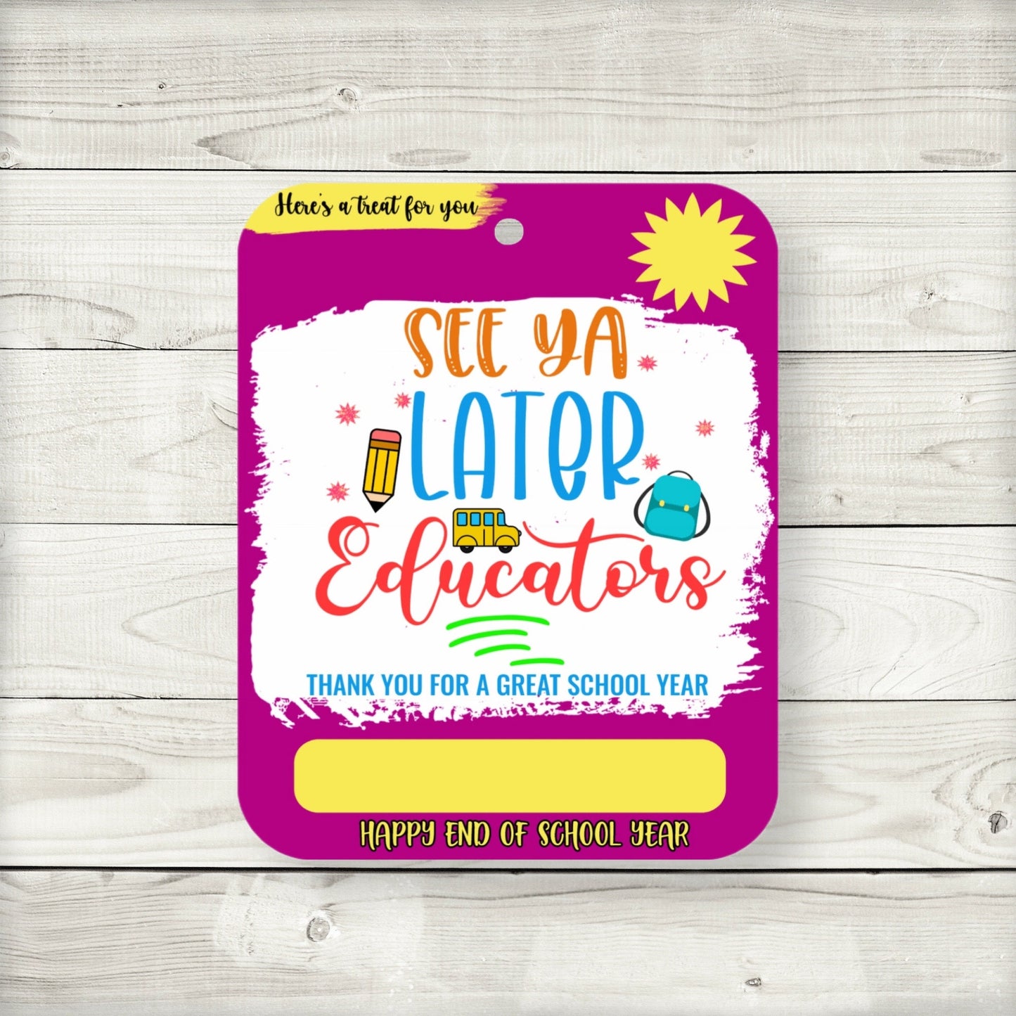 teacher appreciation money card holder gifts