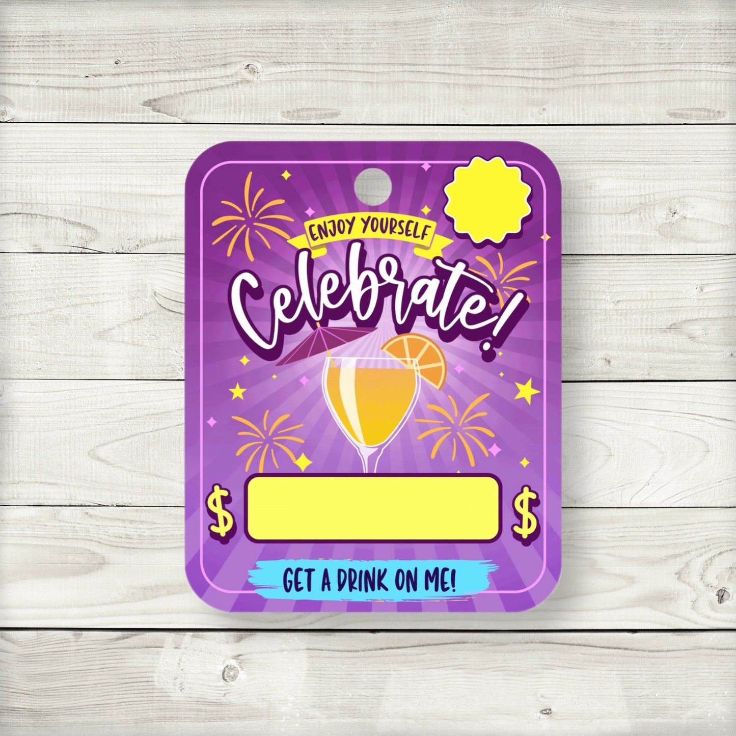 fun birthday money card holders