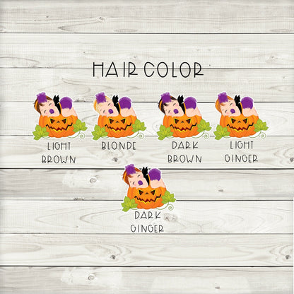 Little Pumpkin Halloween Cupcake Toppers (Set of 12) LP03W