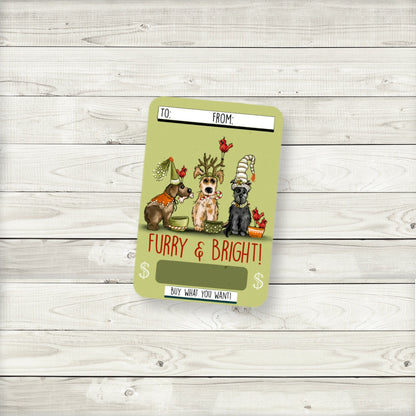 Funny Animal Christmas Cash Money Holiday Holders|Holiday Cash Holders|Holiday Money Holders|Christmas Money Holders