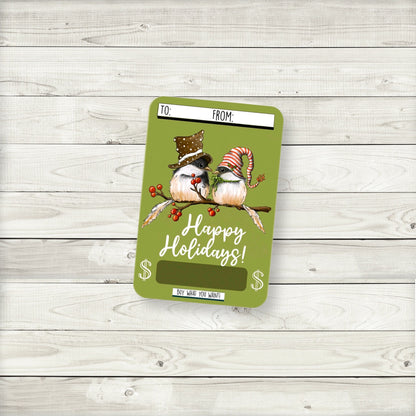 Funny Animal Christmas Cash Money Holiday Holders|Holiday Cash Holders|Holiday Money Holders|Christmas Money Holders