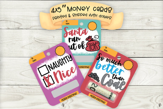 Funny Christmas Money Card Holders