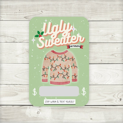 Ugly Sweater Party Money Card Holder: Prizes & Favors