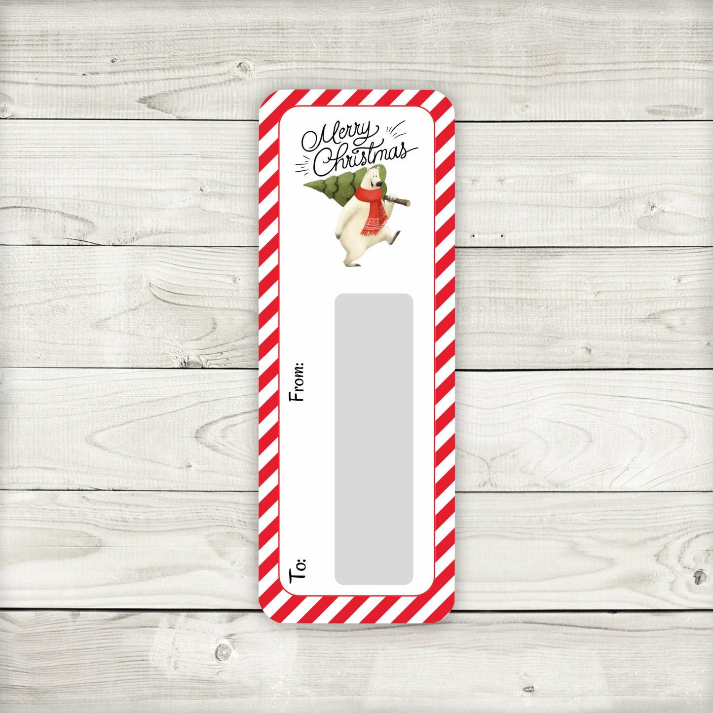 mini christmas cash money card holders | lip balm party holders | polar bear rabbit moose edition