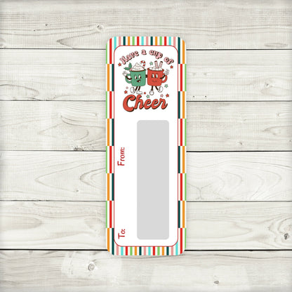 Mini Money Cards | Retro Christmas Cash Holder