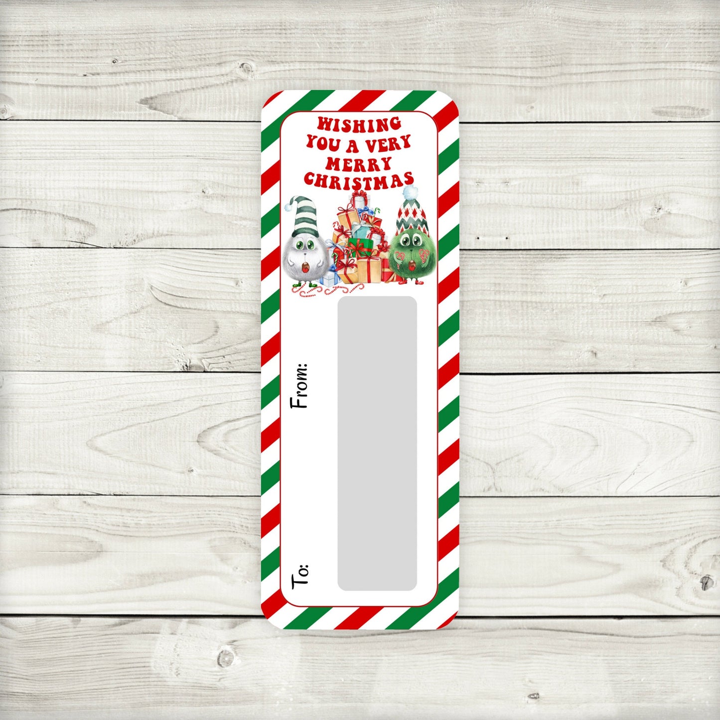 mini money cards| cute christmas creature cash holder