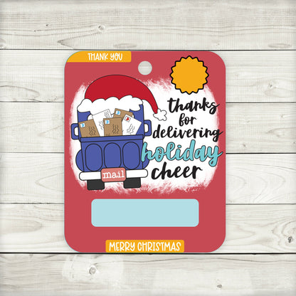 Delivery Driver and Mail Carrier Christmas Money Gift Card Holders