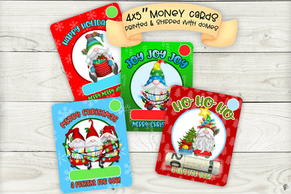 Gnome Christmas Money Gift Card Holders