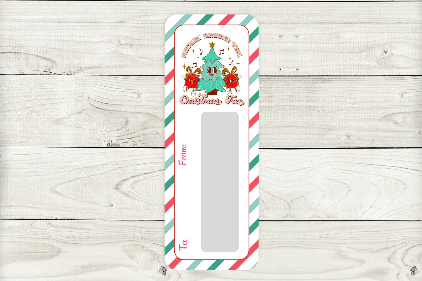 mini money cards | retro christmas cash holder edition 2 distressed