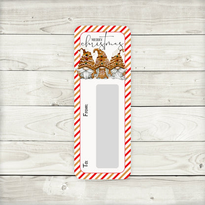 Gingerbread Gnomes Christmas Money Card Holder