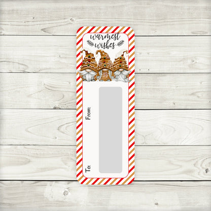 Mini Money Cards| Gingerbread Gnomes Money Holder | Christmas Cash | Christmas Gonk