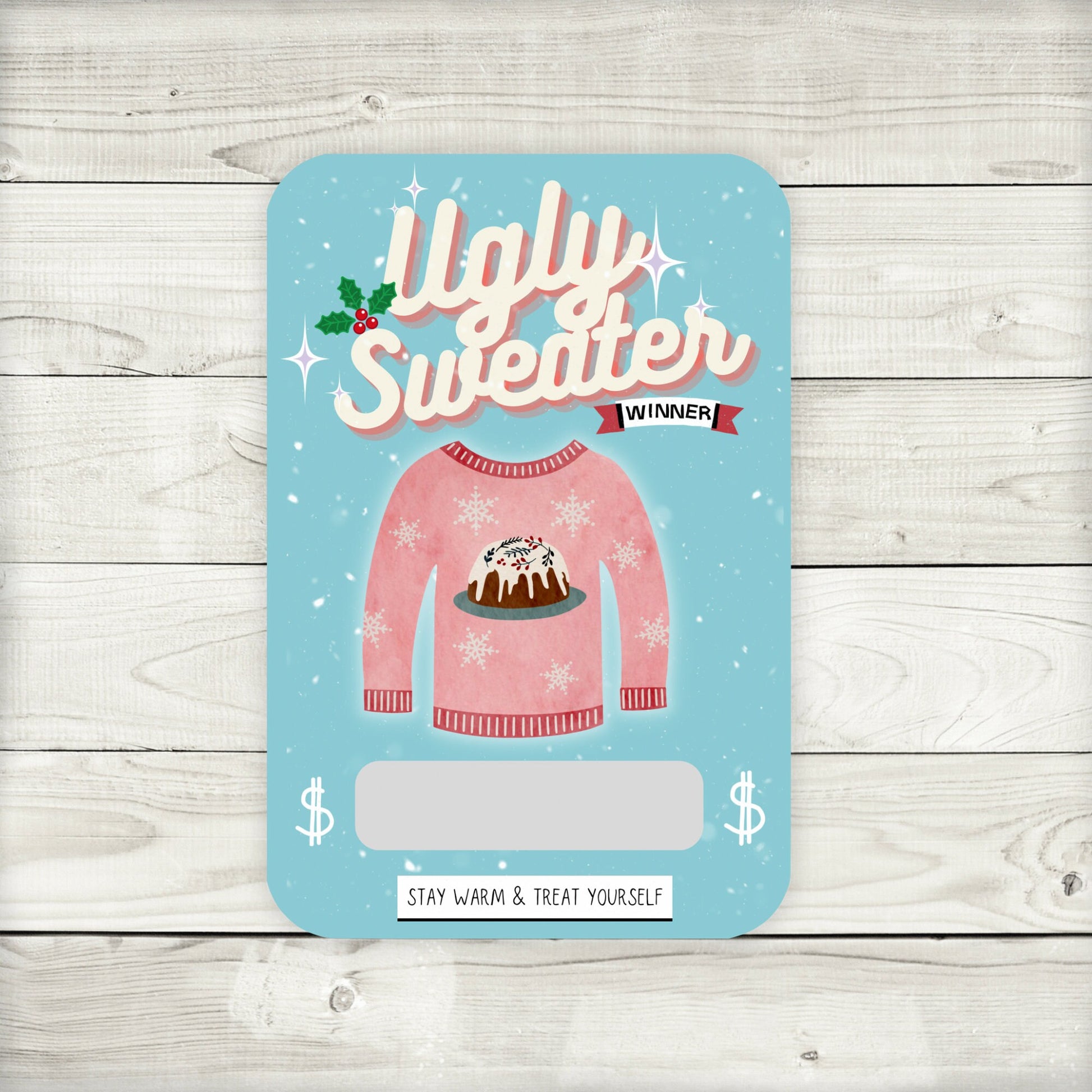 Ugly Sweater Party Money Card Holder: Prizes & Favors