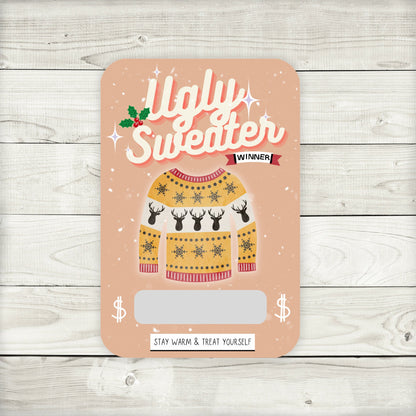 Ugly Sweater Party Money Card Holder: Prizes & Favors