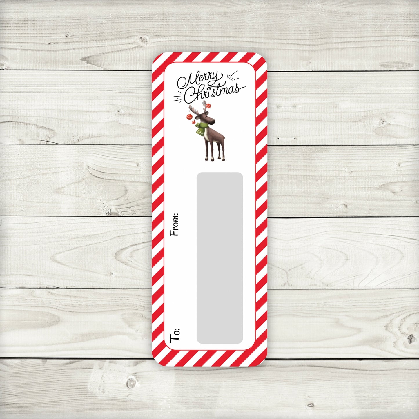 mini christmas cash money card holders | lip balm party holders | santa moose hedgehog edition